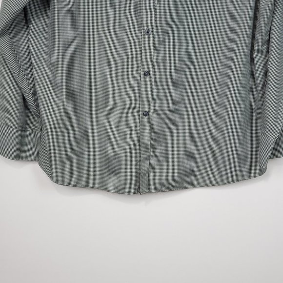 Van Heusen Studio Slim Fit Wrinkle Free Plaid Shirt W/Epaulets SZ XXL 18-18 1/2) - Picture 3 of 13